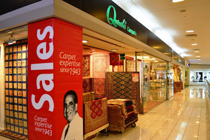 Qureshi's Carpets at The Centrepoint store front