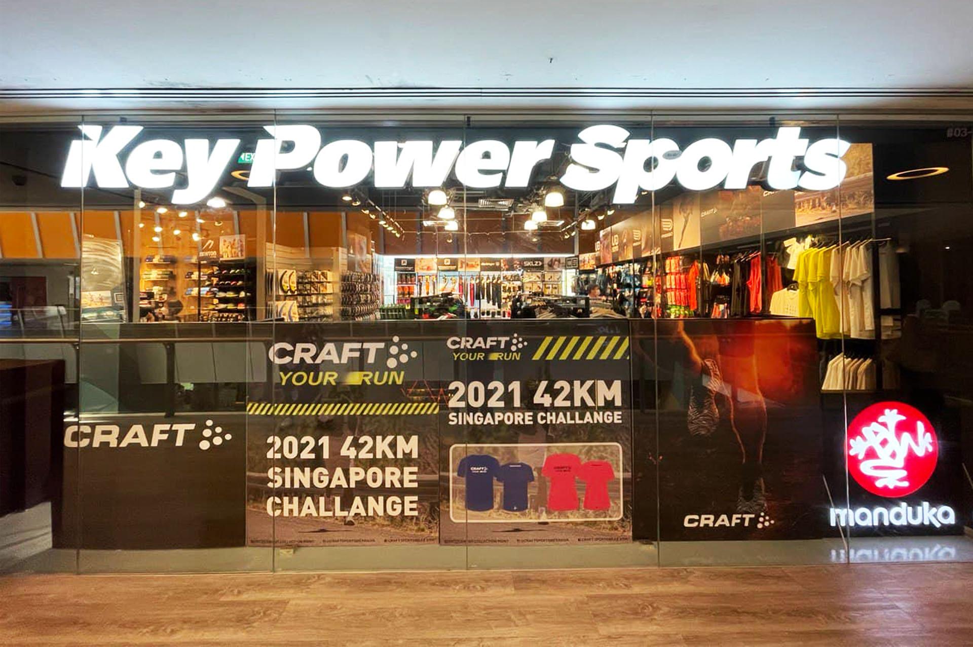 Key Power Sports at Velocity @ Novena Square store front