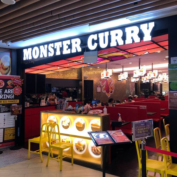 Monster Curry at Waterway Point store front